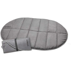 Ruffwear Highlands Pad desplegada: superficie acolchada e impermeable para exteriores