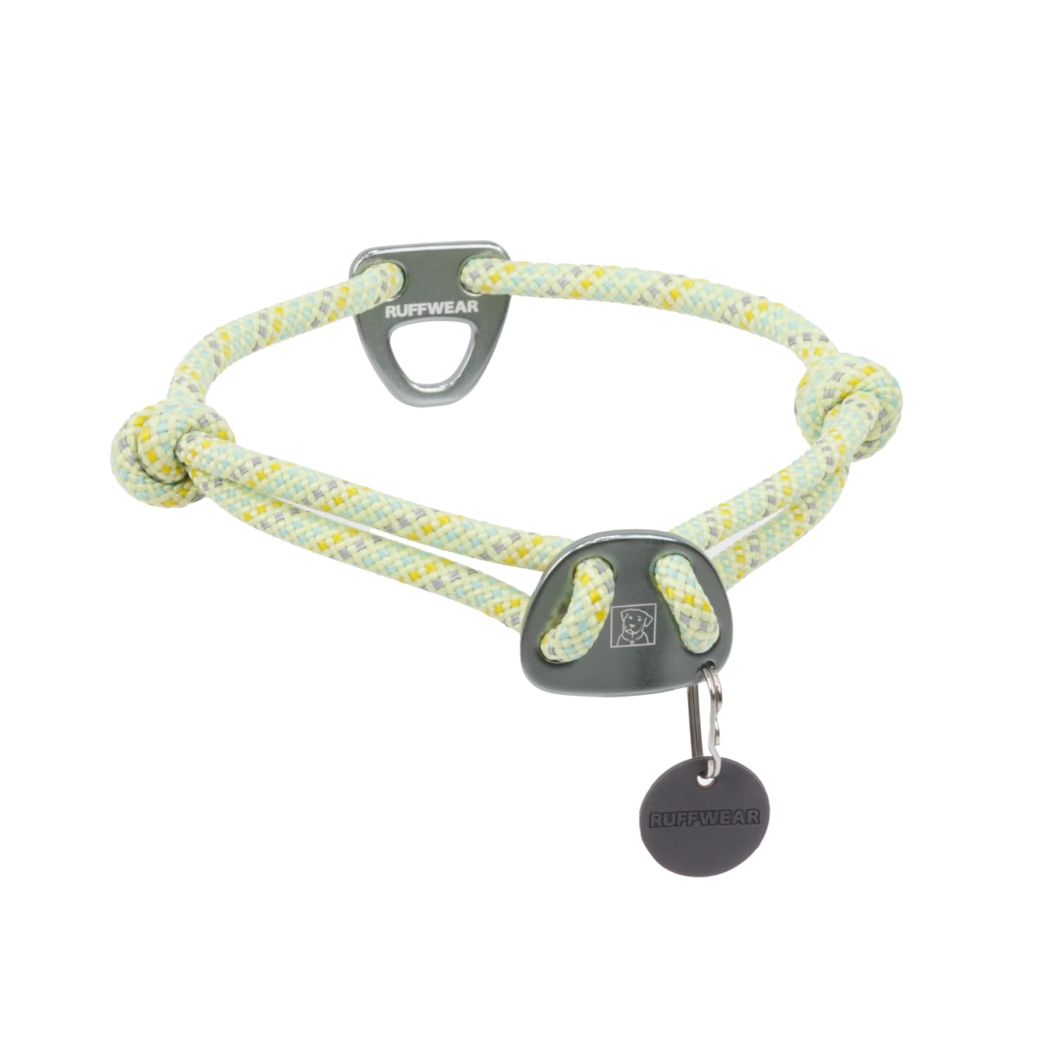 Ruffwear Knot-a-Collar con cuerda de escalada 7mm para ajuste seguro en senderos