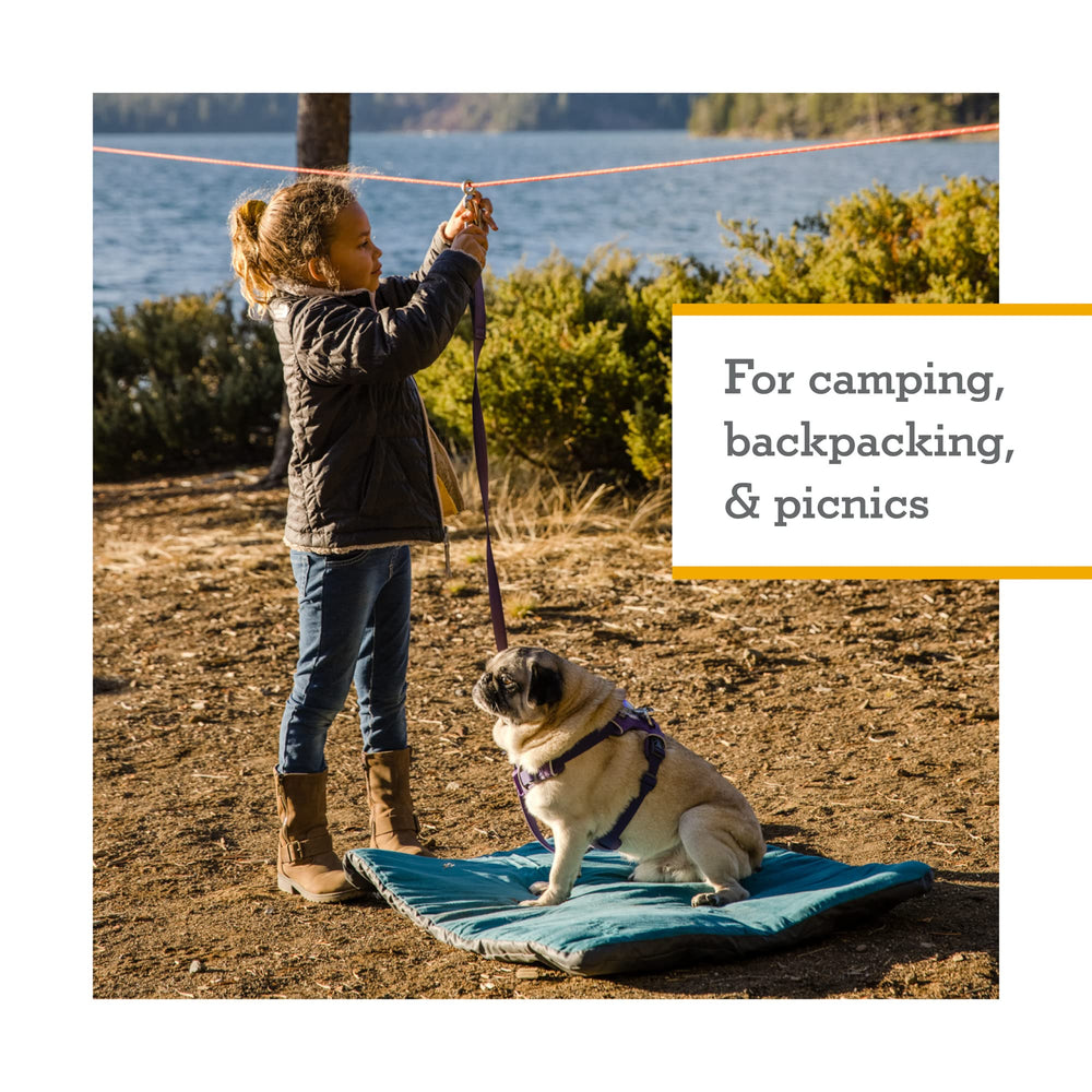 Ruffwear Knot-A-Hitch correa-giratoria que evita enredos durante caminatas y camping.
