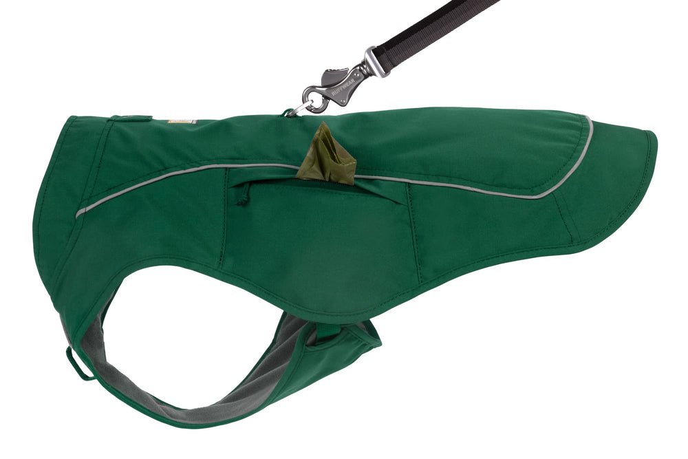 Ruffwear Overcoat Fuse: tejido exterior resistente al clima y a la abrasión.