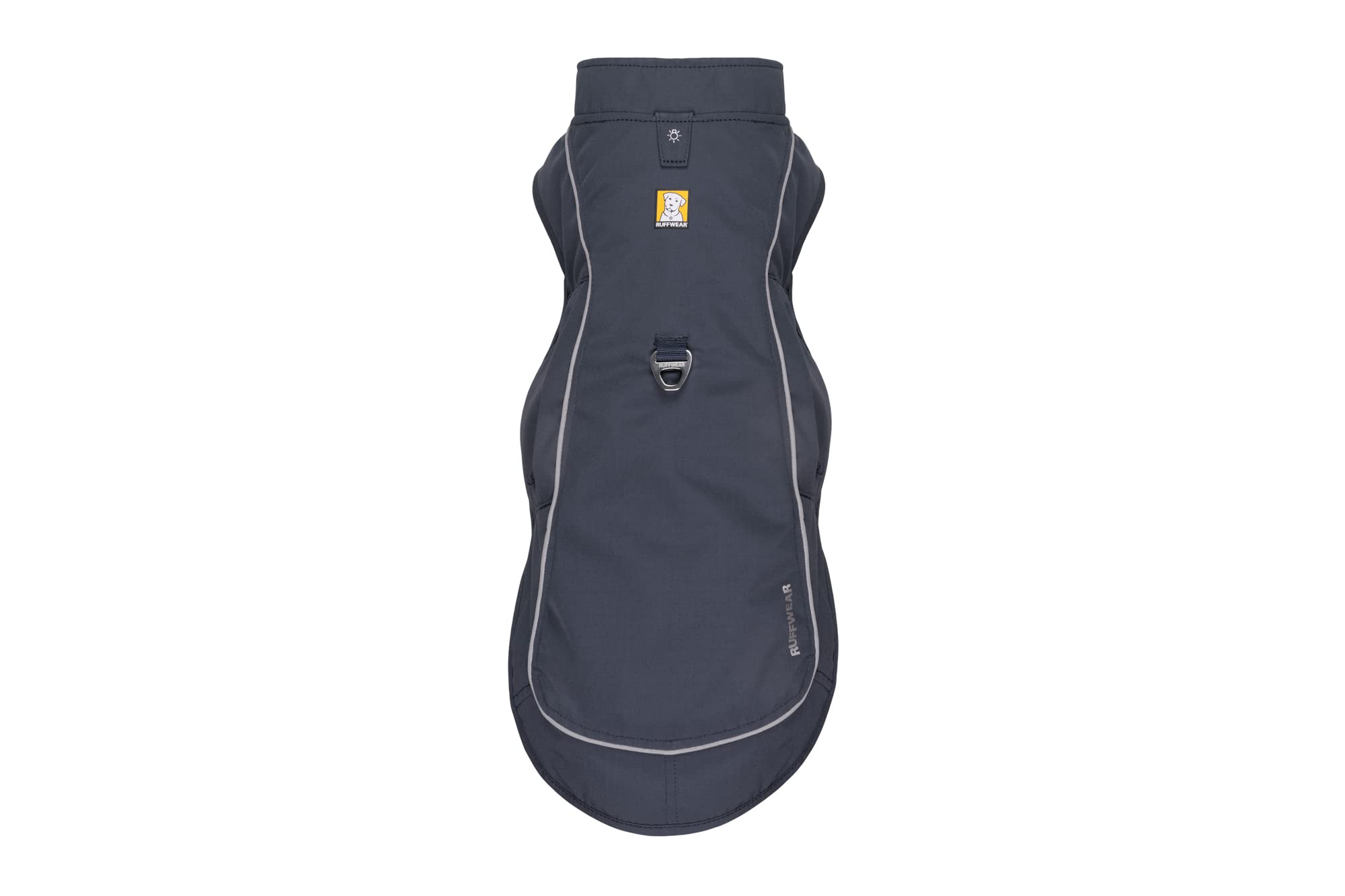 Tejido exterior resistente a la intemperie de la Ruffwear Overcoat Fuse.
