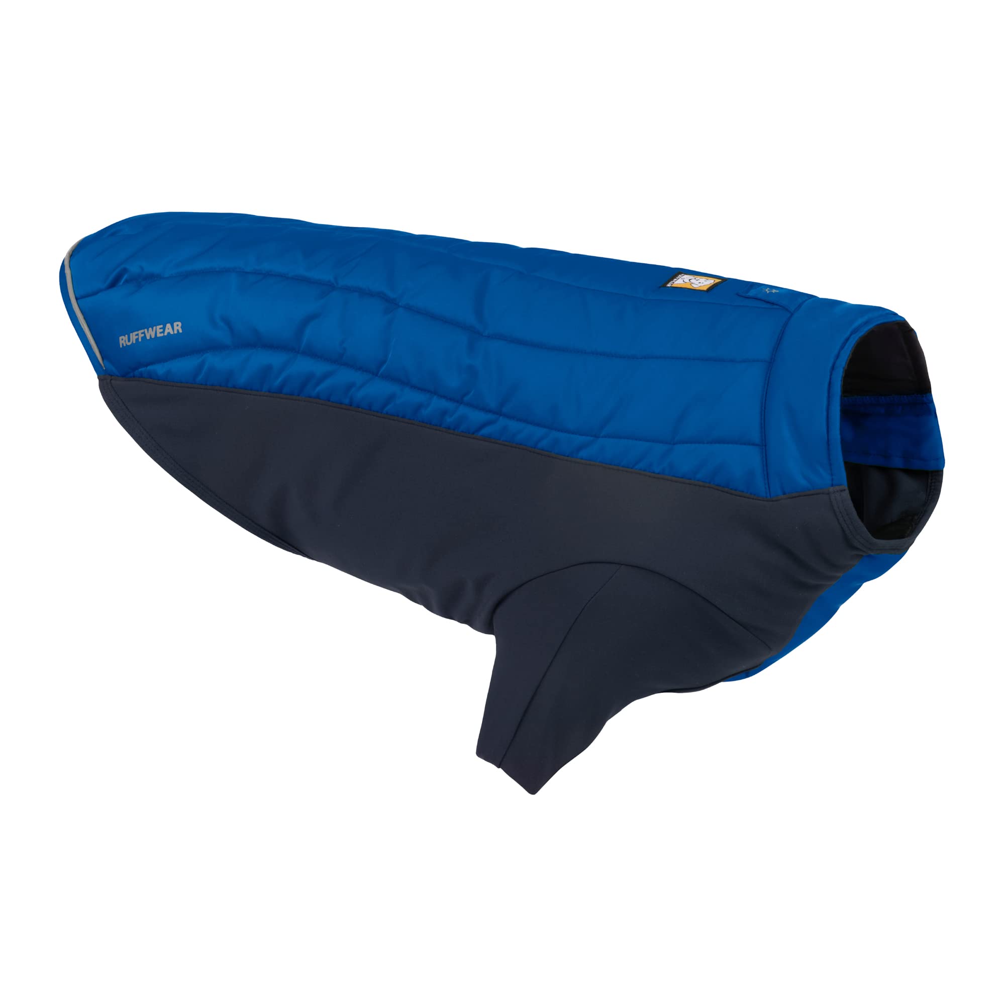 Ruffwear Powder Hound chaqueta para perro en vista general; cálido para paseos fríos.