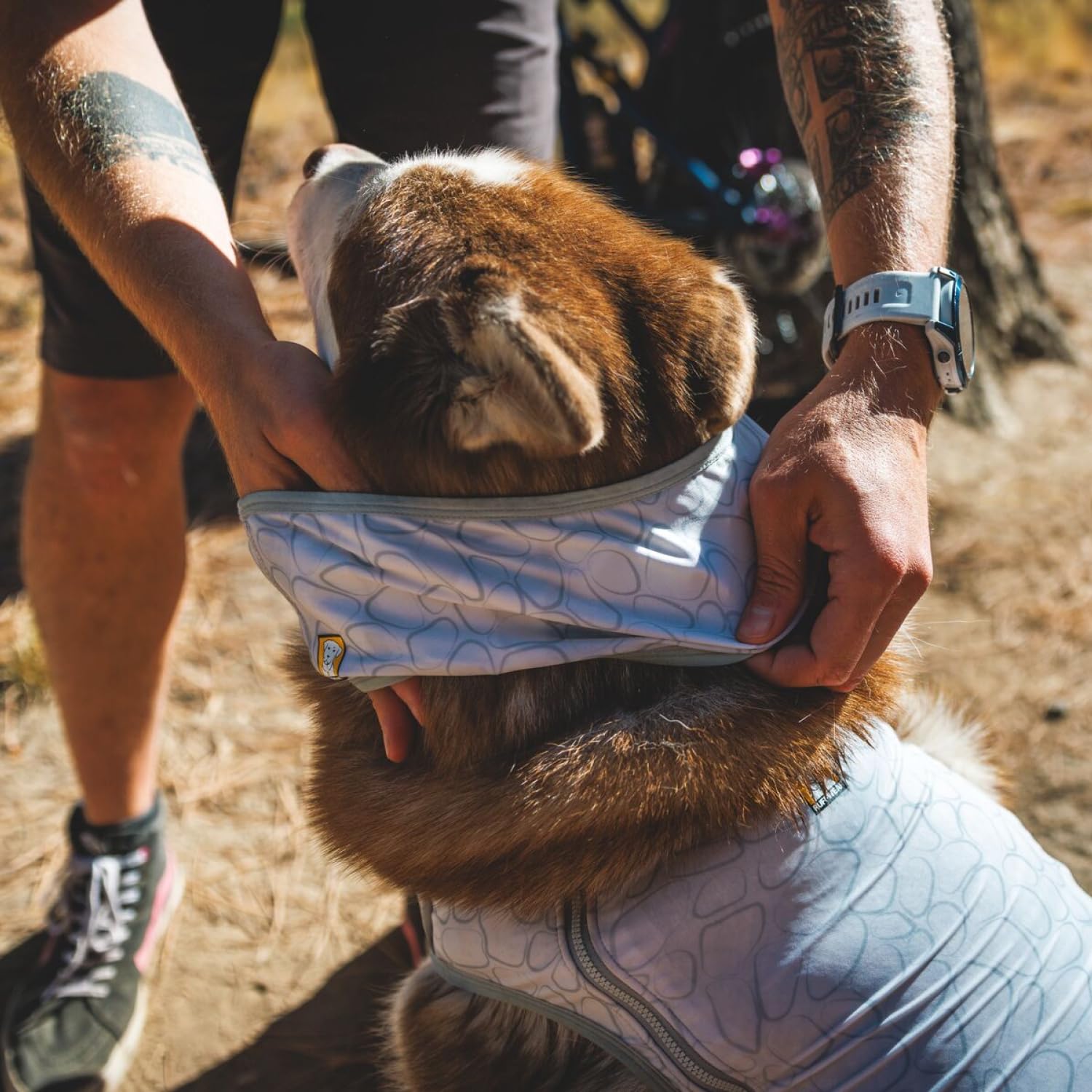 Ruffwear protección solar UPF50+ para días soleados.