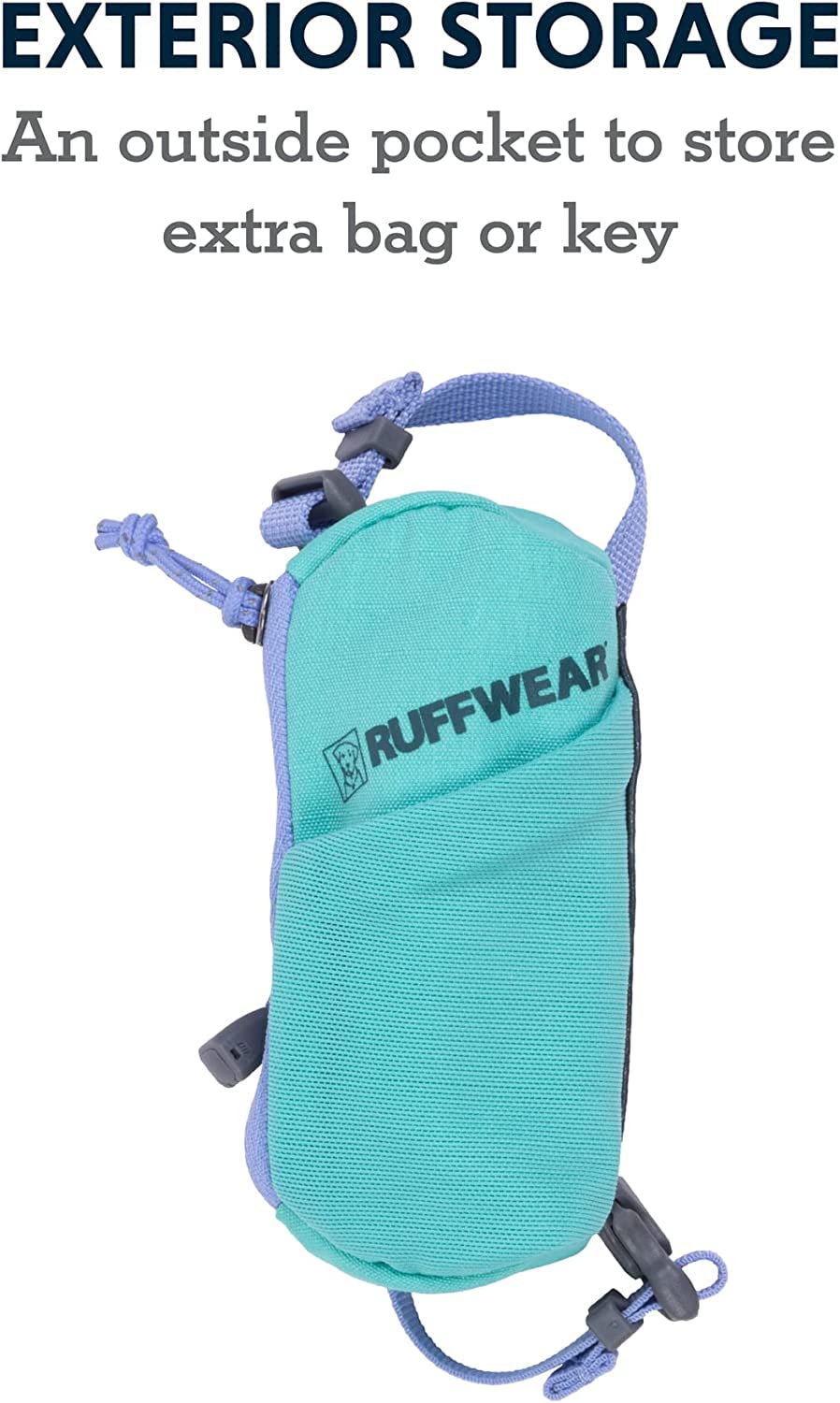 Ruffwear Stash Bag Mini base antideslizante, reducción de movimiento en ruta