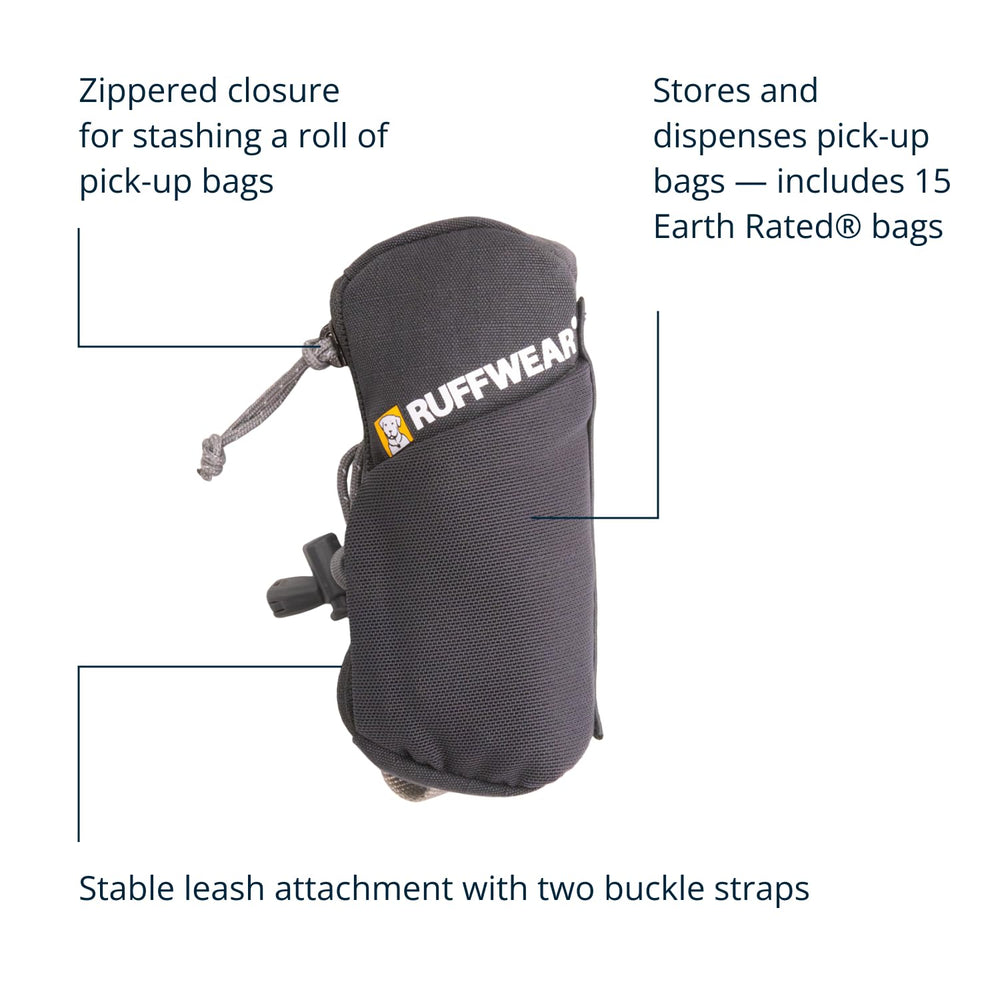 Ruffwear Stash Bag Mini cierre para recargas, uso con una mano durante la caminata