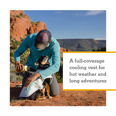 Ruffwear Swamp Cooler capa externa reflectante para reducir calor directo