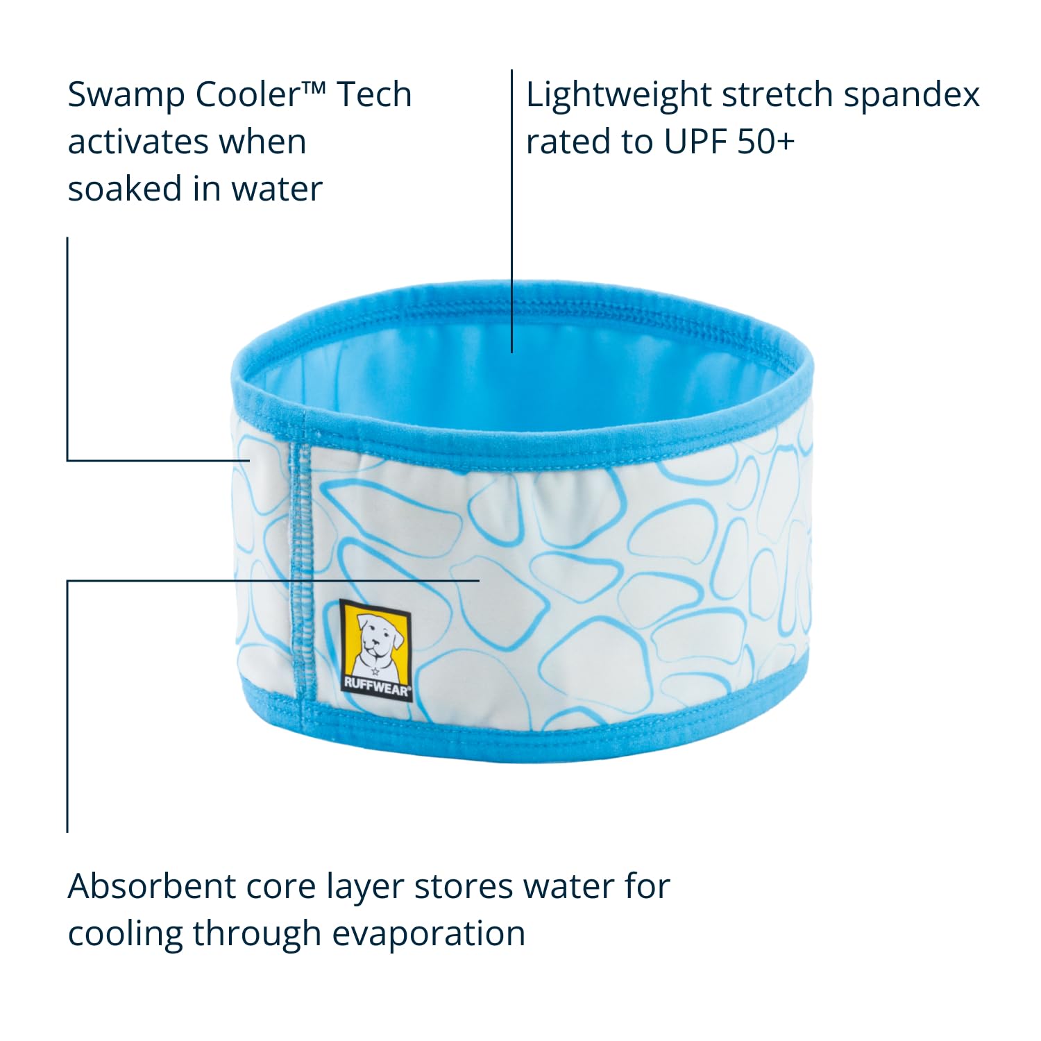 Ruffwear Swamp Cooler protección solar UPF 50+ para días soleados