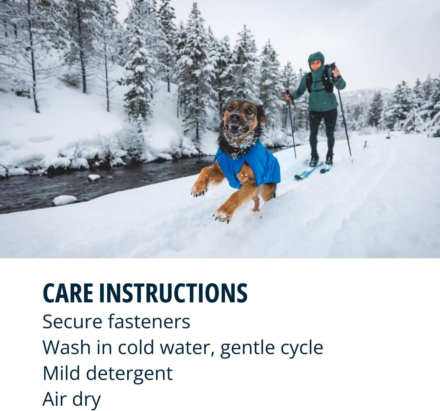 Ruffwear Vert Dog Winter Jacket ajuste cómodo para paseos y juegos