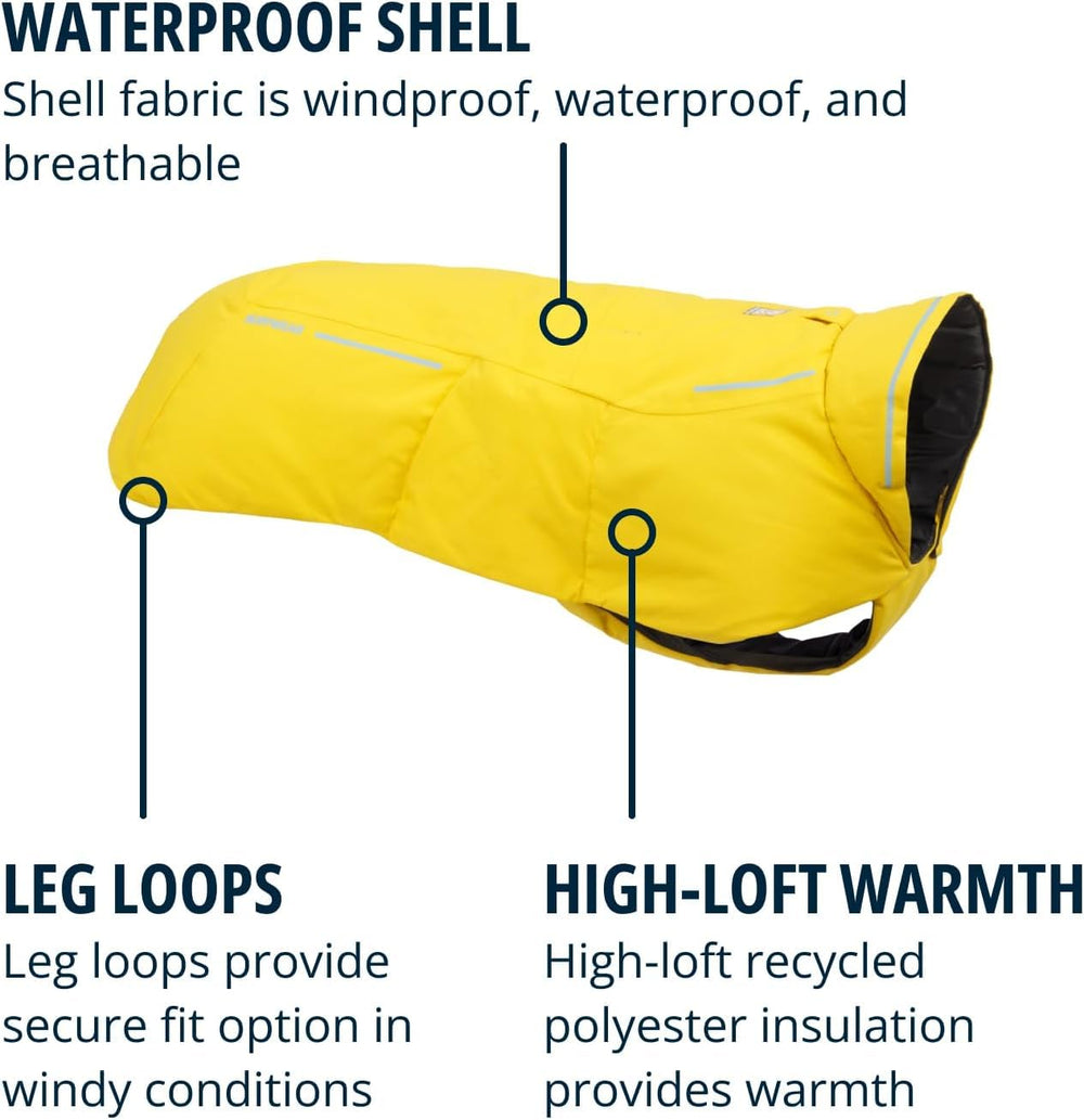 Ruffwear Vert Dog Winter Jacket correas ajustables para ajuste seguro