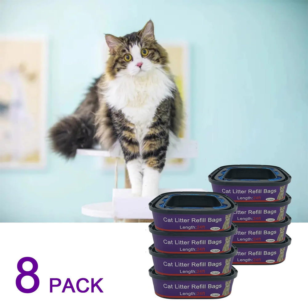 RUNDE pack de 8 unidades, solución de relleno para gatos