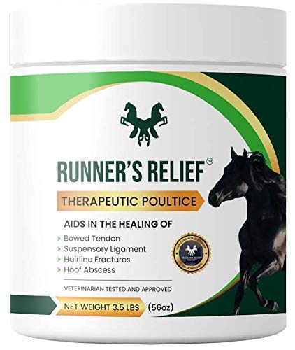 RUNNER'S RELIEF cataplasma para tendones: mejora circulación y alivio potencial.