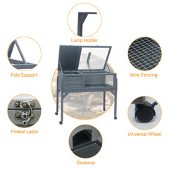 RUNSHED soporte-lampara-madera: ubicación estable para iluminación de calor.