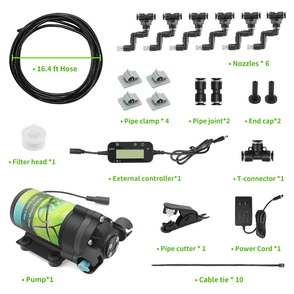 RUNWUSHENG control temporizador externo para riego programado y ahorro de tiempo