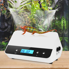 RUNWUSHENG humedificador para reptiles con pantalla LCD y temporizador para programación.