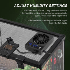 RUNWUSHENG pantalla digital lecturas claras de temperatura y humedad para monitorización rápida