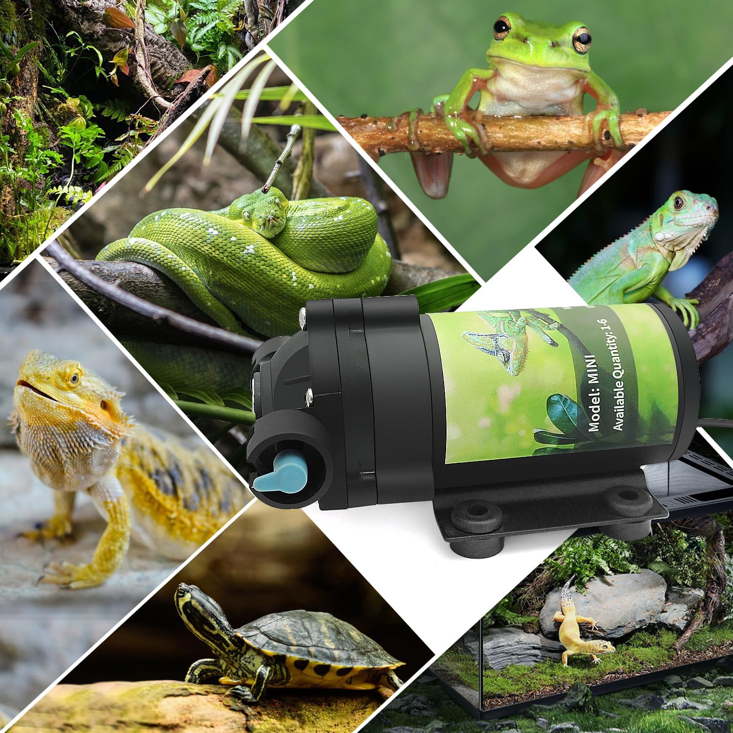 RUNWUSHENG sistema de nebulización expandible con posibilidad de añadir más boquillas