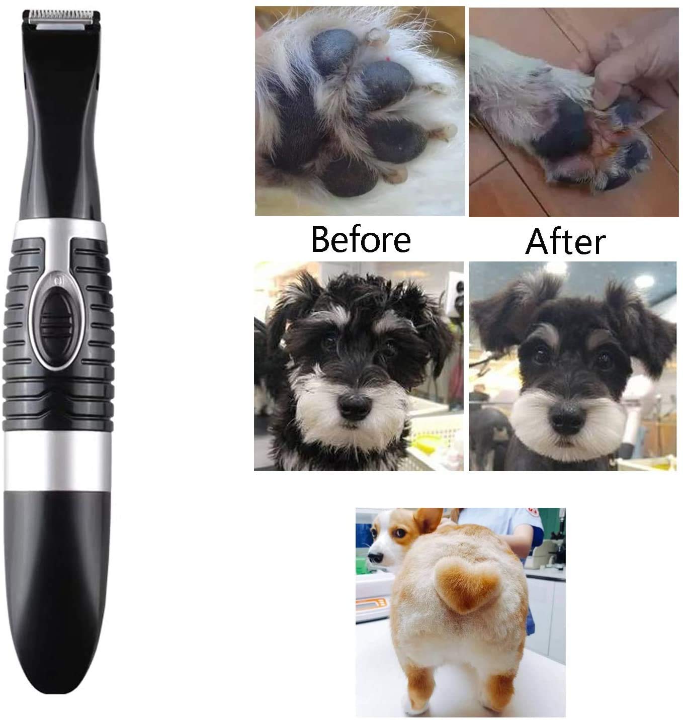 Ideal para patas, ojos y orejas de mascotas pequeñas.