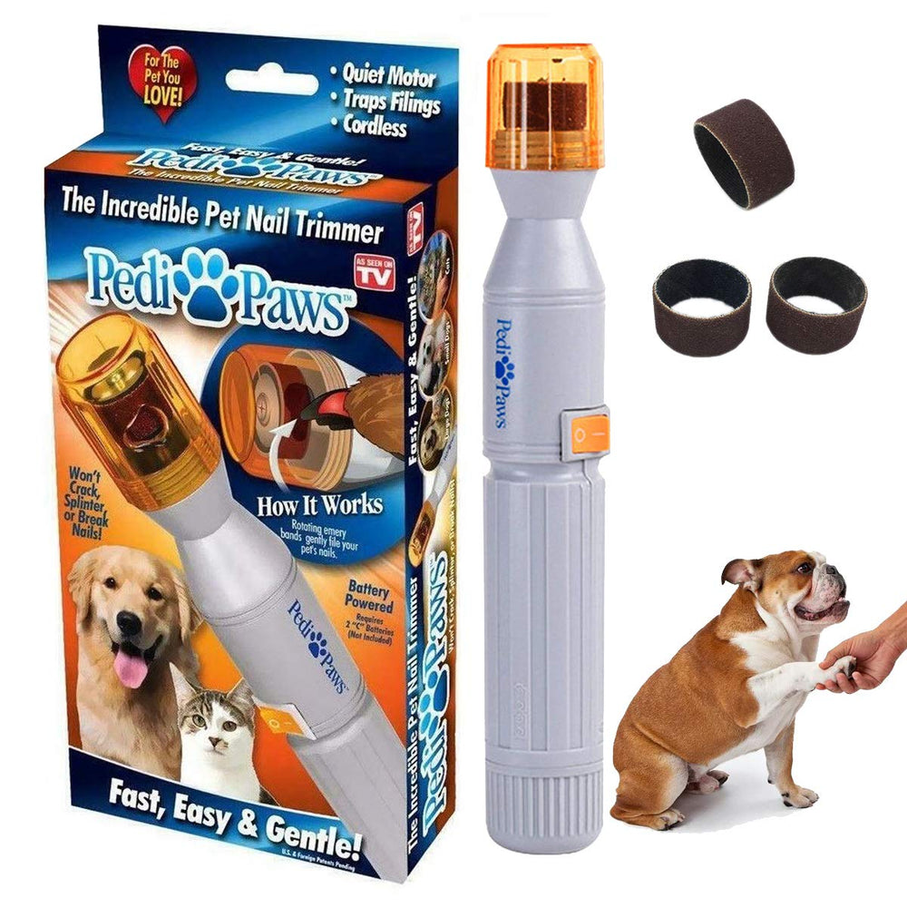 Ruri's cortauñas para perro eléctrico, cómodo para el aseo en casa.
