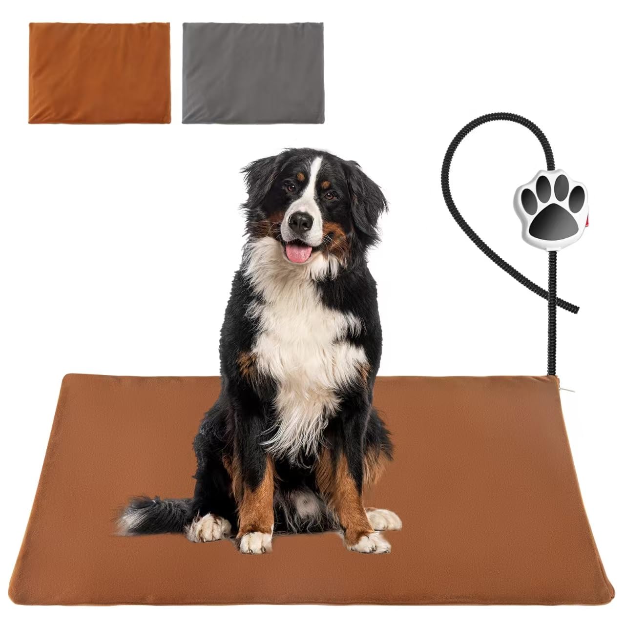 Almohadilla calefactora Ruyyi para mascotas en cama, calor cómodo para siestas frías.