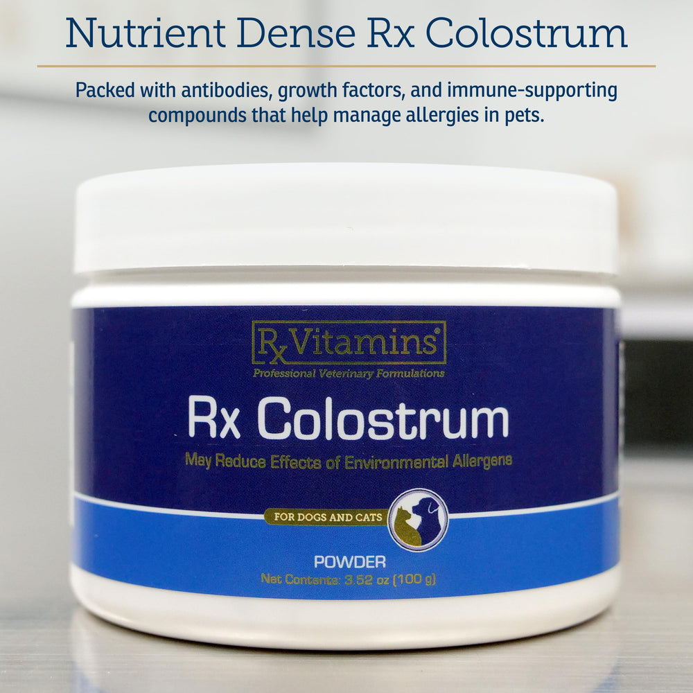 Rx Vitamins Colostrum, defensor natural de la inmunidad diaria.