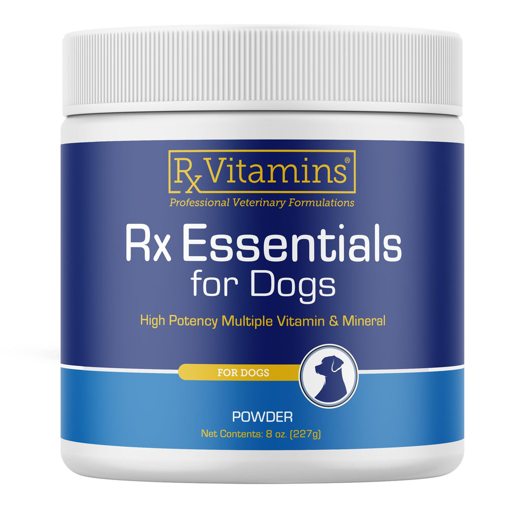 Rx Vitamins para perros, bote frontal: suplemento diario listo para apoyar la vitalidad
