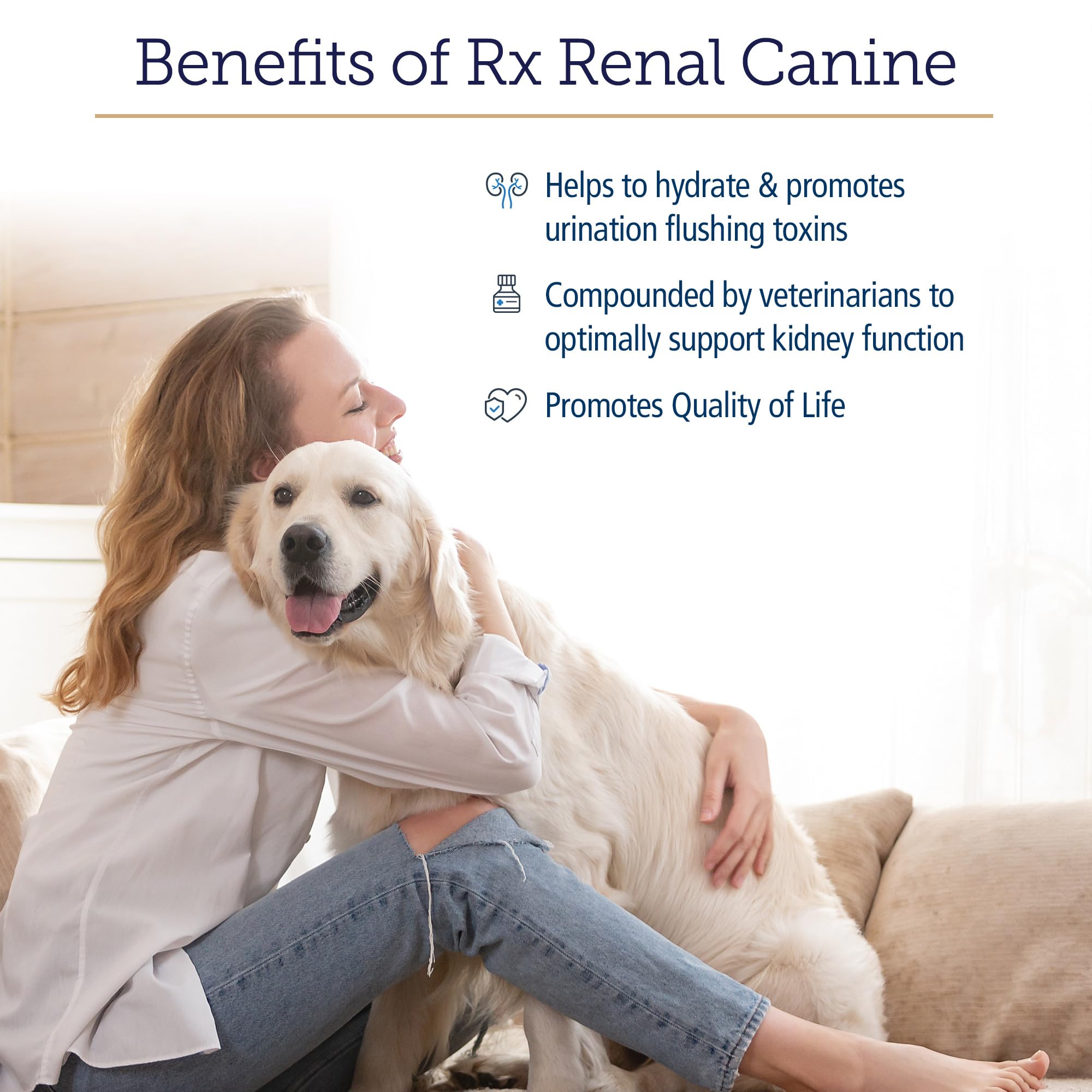 Rx Renal cordyceps, suplemento antioxidante para perros.