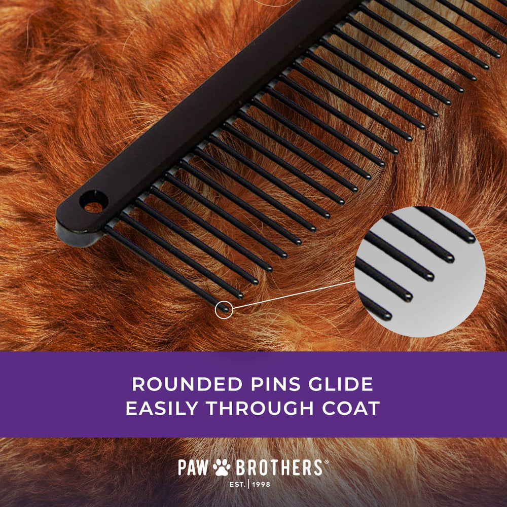 Mango ergonómico para agarre cómodo durante grooming