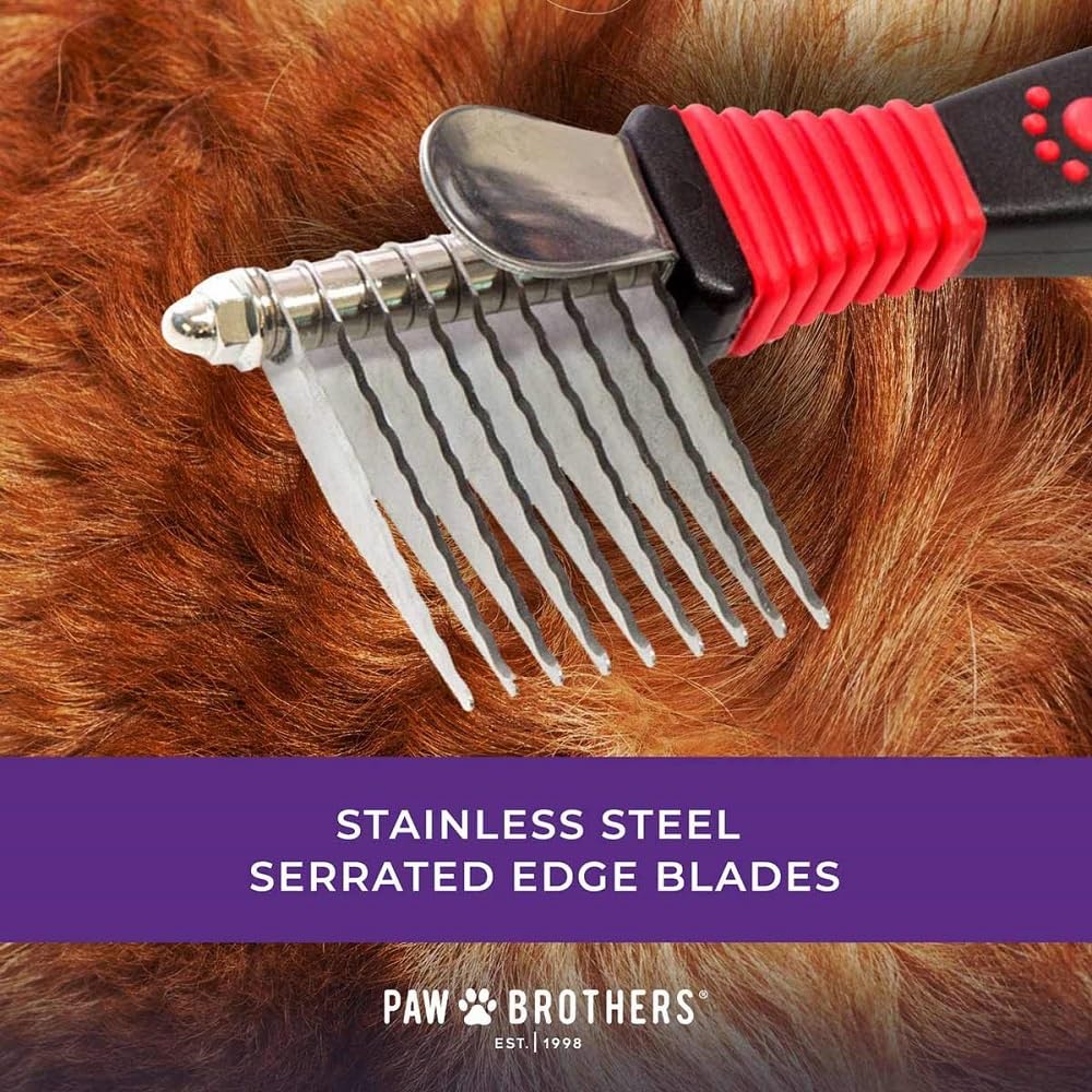 Cepillo Paw Brothers usado en doodles y poodles para eliminar nudos
