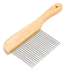 Ryan's Pet Supplies Paw Brothers Poodle Comb: dientes largos para desenredar pelaje rizado