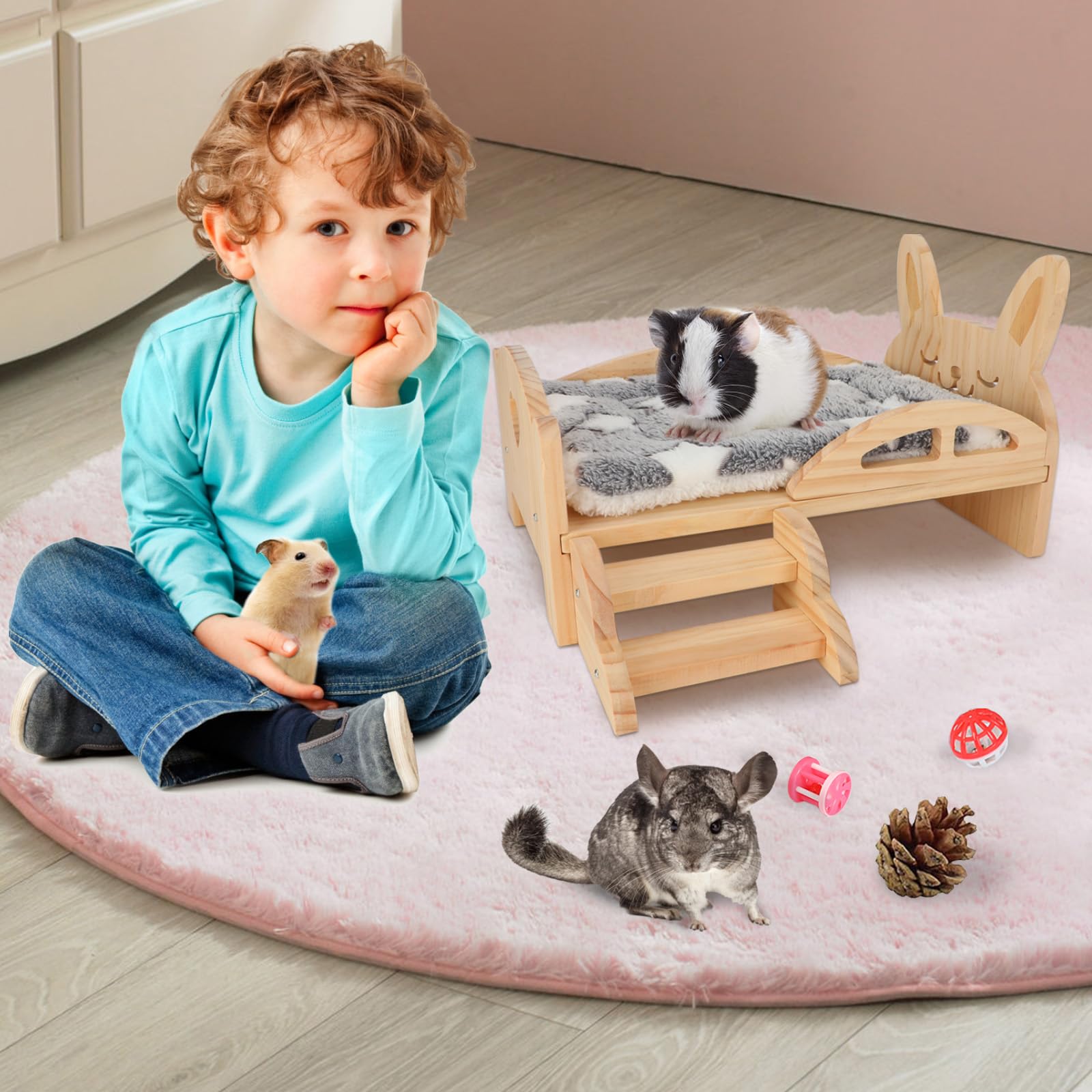 Rypet instrucciones de montaje fáciles, kit incluido para montar la cama.