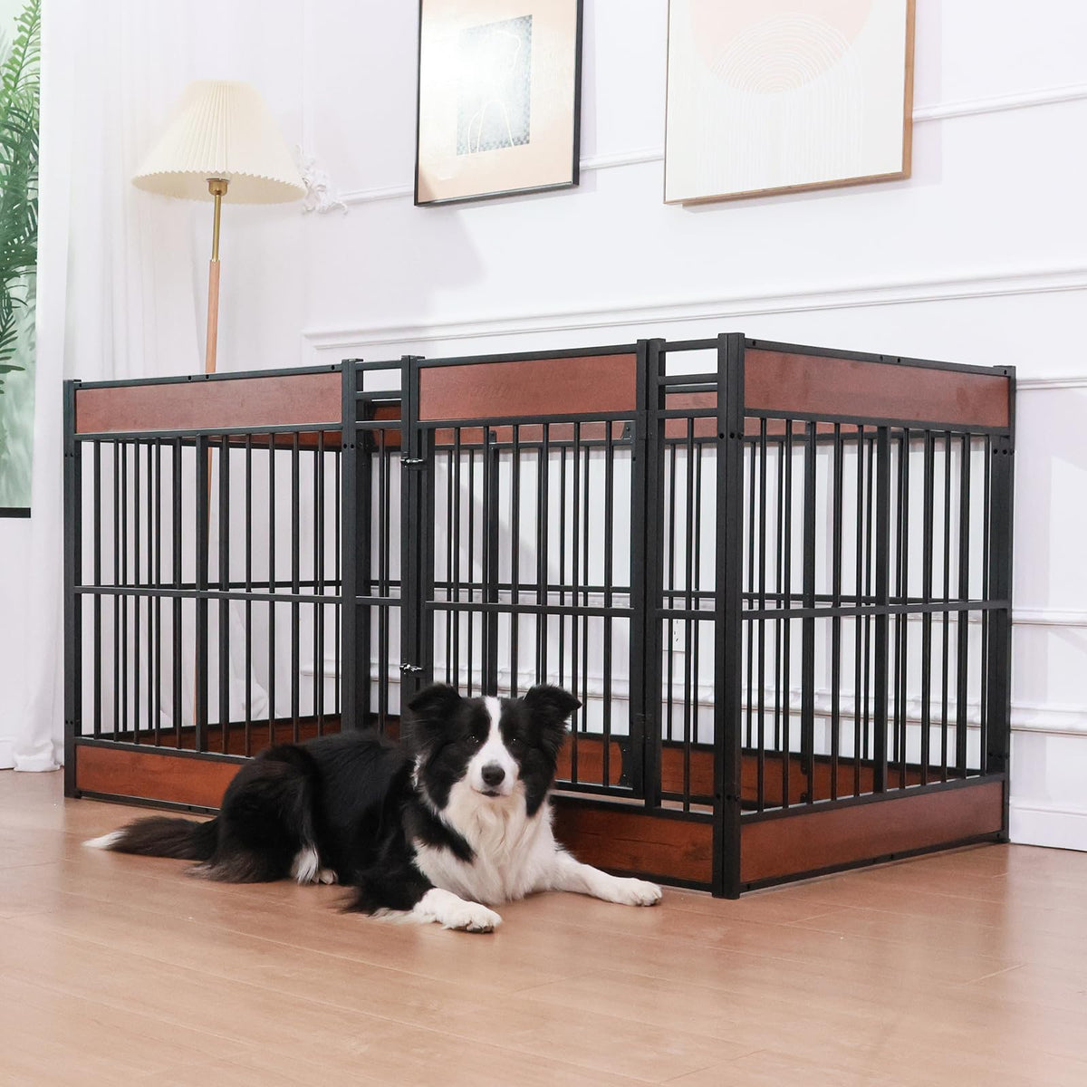 RYPetmia corral de juego para perros con interior amplio para moverse
