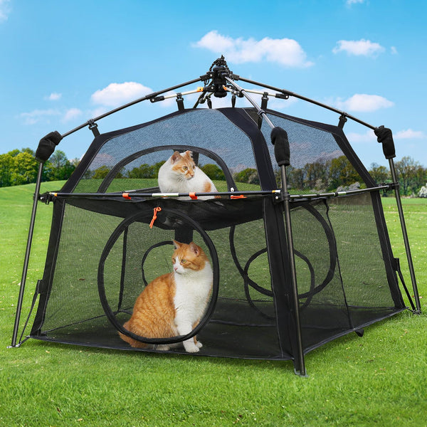 Rywell Catio bolsa plegable incluida, transporte cómodo para salidas.