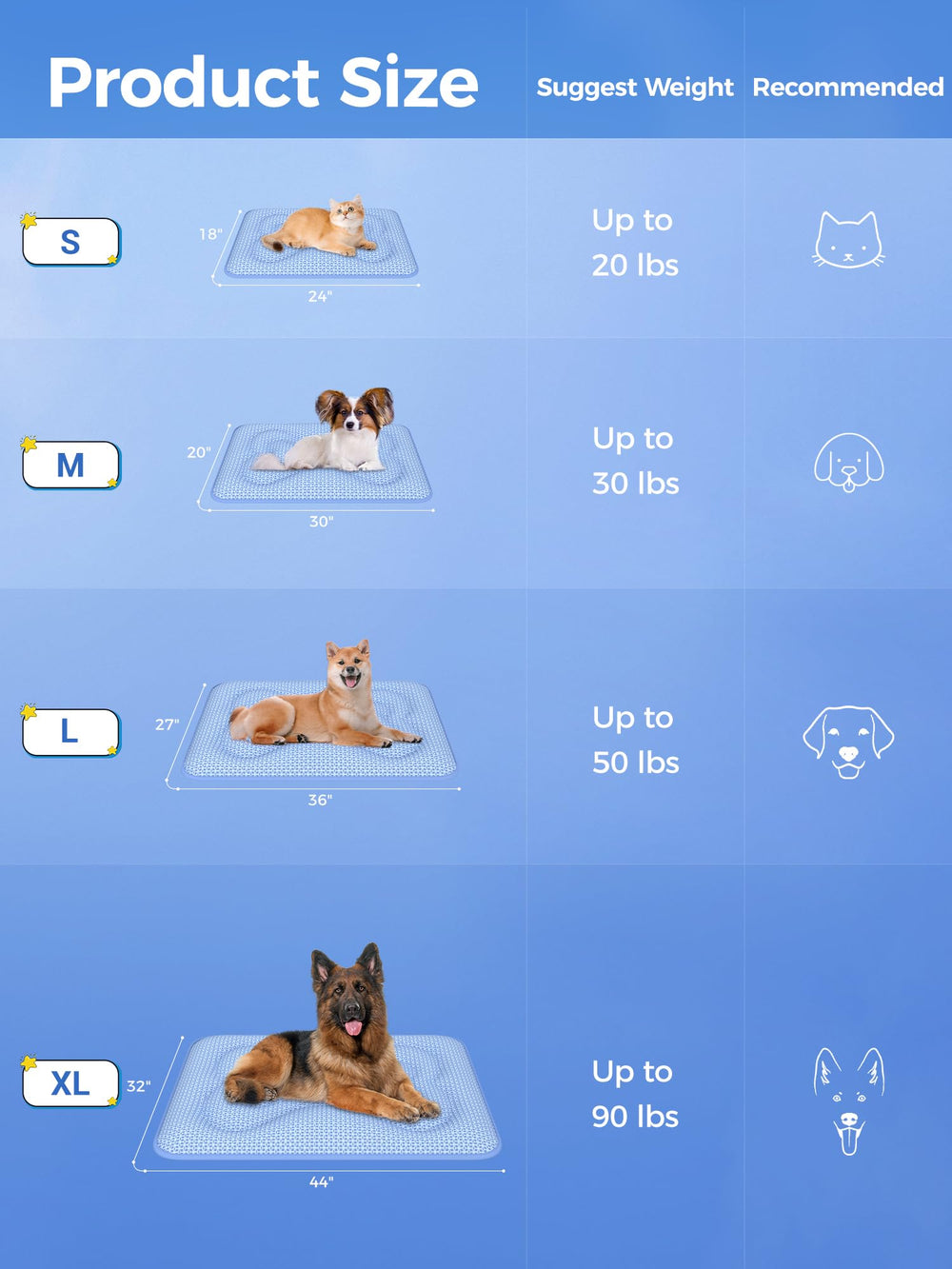 Rywell Manta ofrece apoyo suave para perros mayores