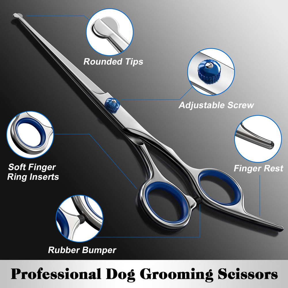Peine de aseo Saccison para perros, cabello suave y piel sensible.