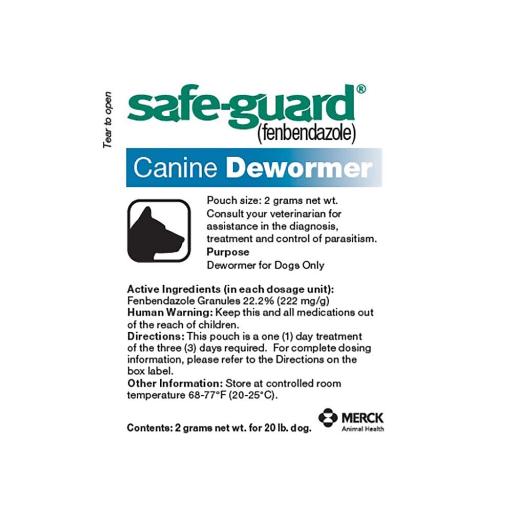 SAFE-GUARD es apto para perros desde 6 semanas y durante el embarazo.
