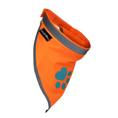 SafetyPUP XD bandana naranja-brillo para perros, mejora visibilidad durante paseos al aire libre