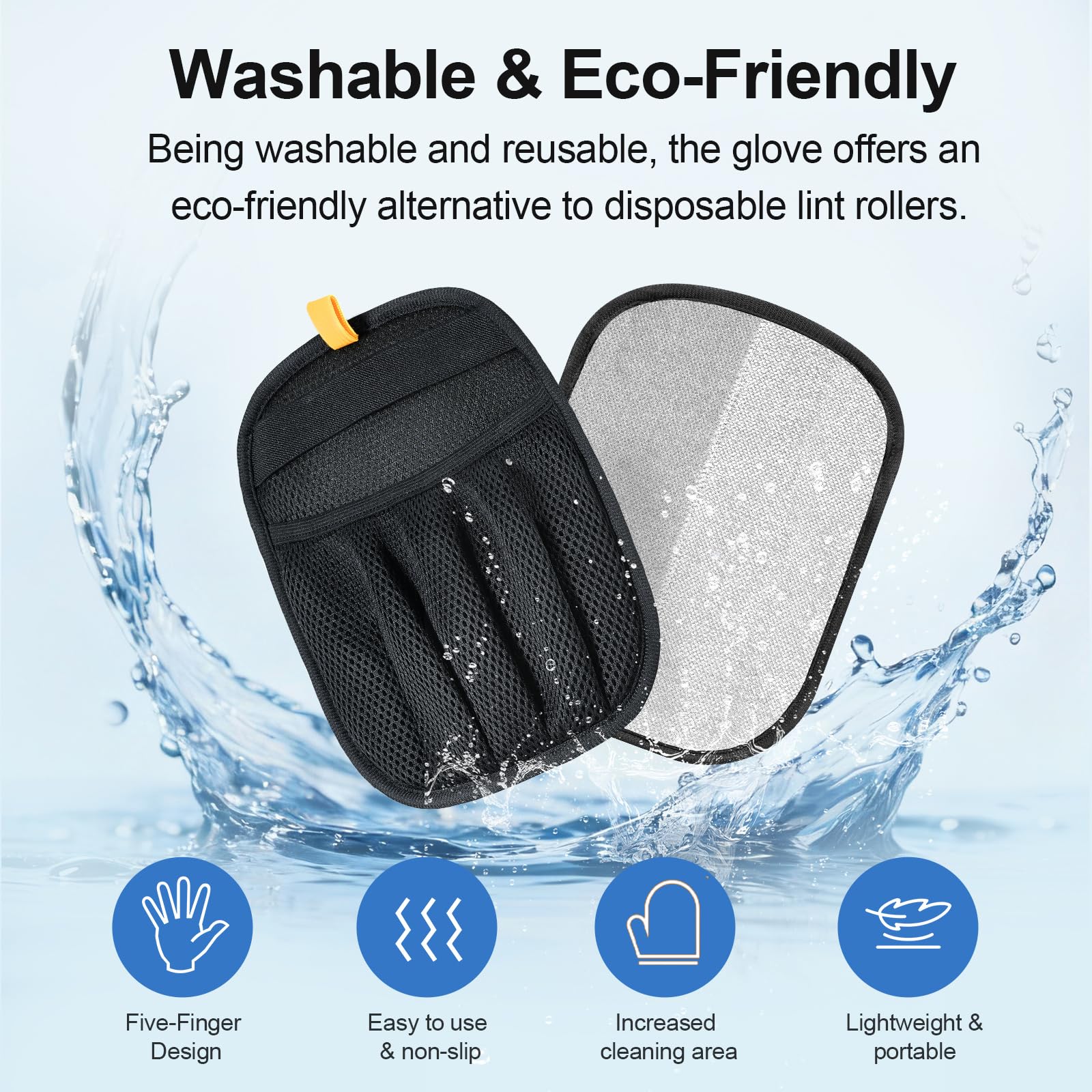 Guantes Salhap acción electrostática facilita recogida de pelos.