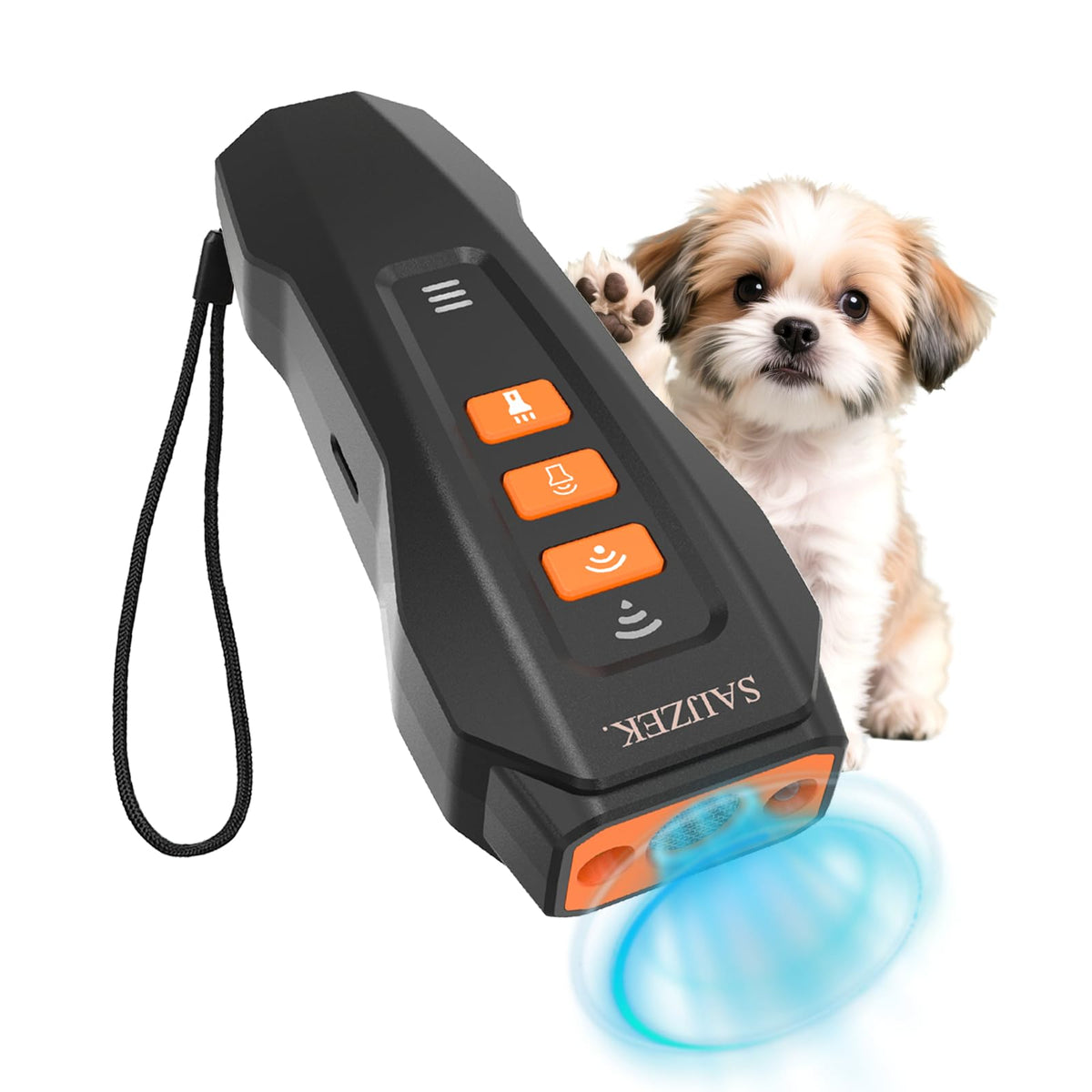 SAIJZEK Entrenador Ultrasonico G2: llamada de atención suave para el perro