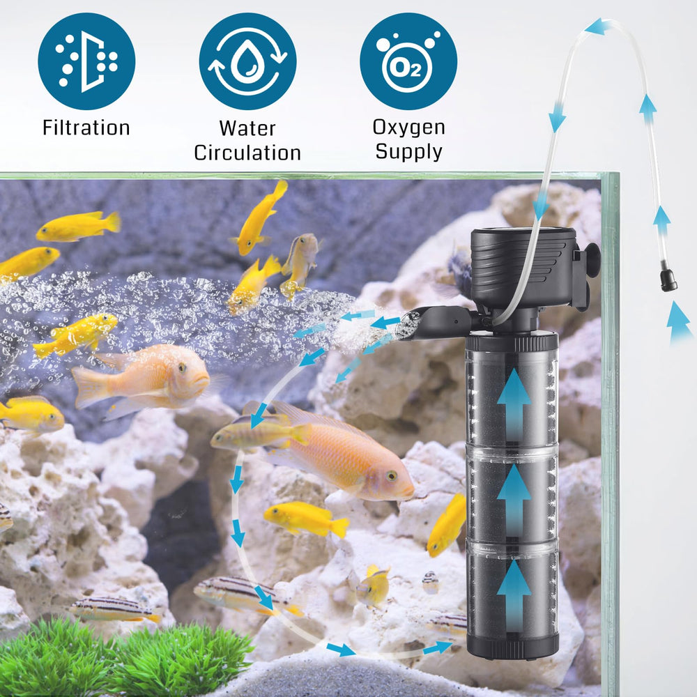SainSmart XpertMatic filtración de tres etapas para agua más clara