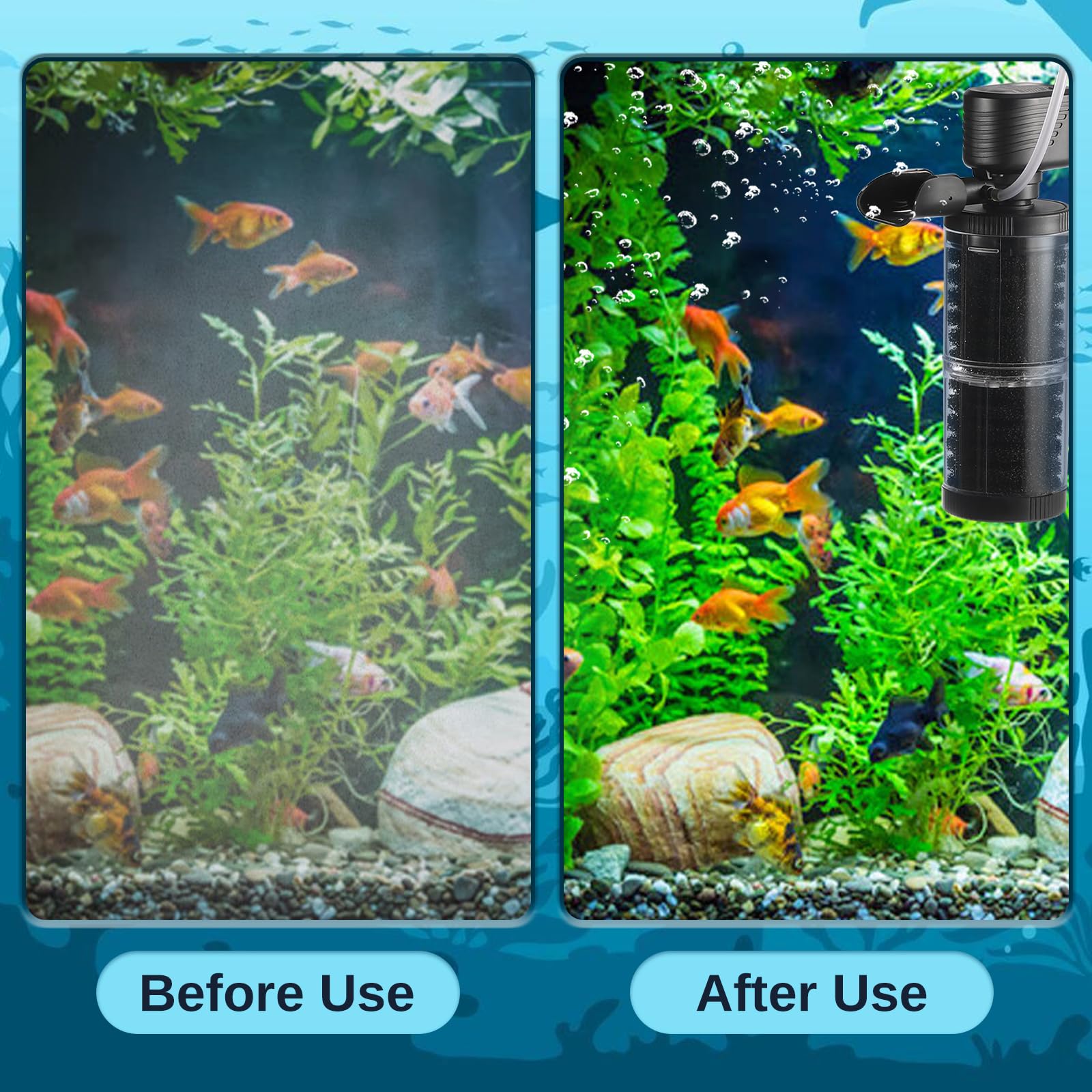 SainSmart XpertMatic adecuado para tanques pequeños, manteniendo agua clara y oxigenada
