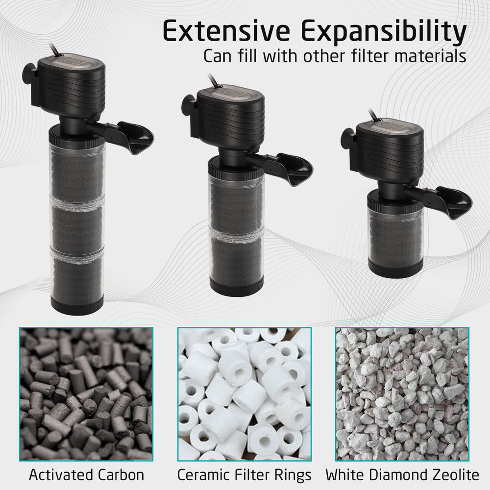 SainSmart XpertMatic medios filtrantes intercambiables para personalizar filtración