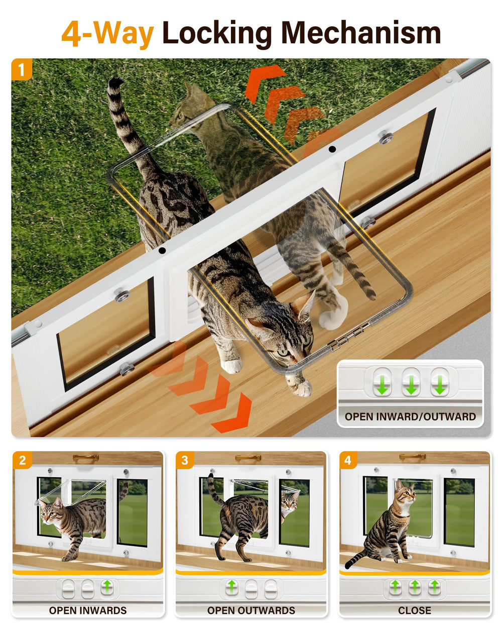 SAKSUN cierre-magnetico-puerta-gato-ventana: seguridad y ahorro energético.