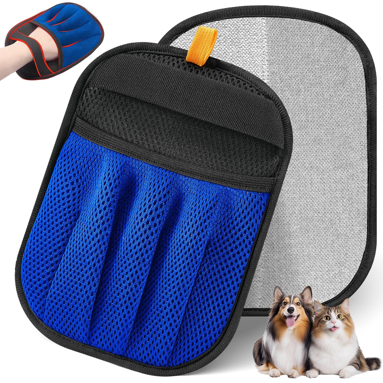 Guantes Salahap electroestáticos para pelo de mascotas, limpieza eficaz.