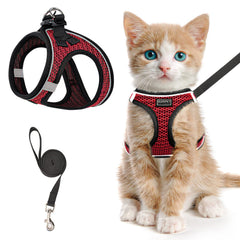 arnés salfse para gato, a prueba de fuga, ideal para paseos