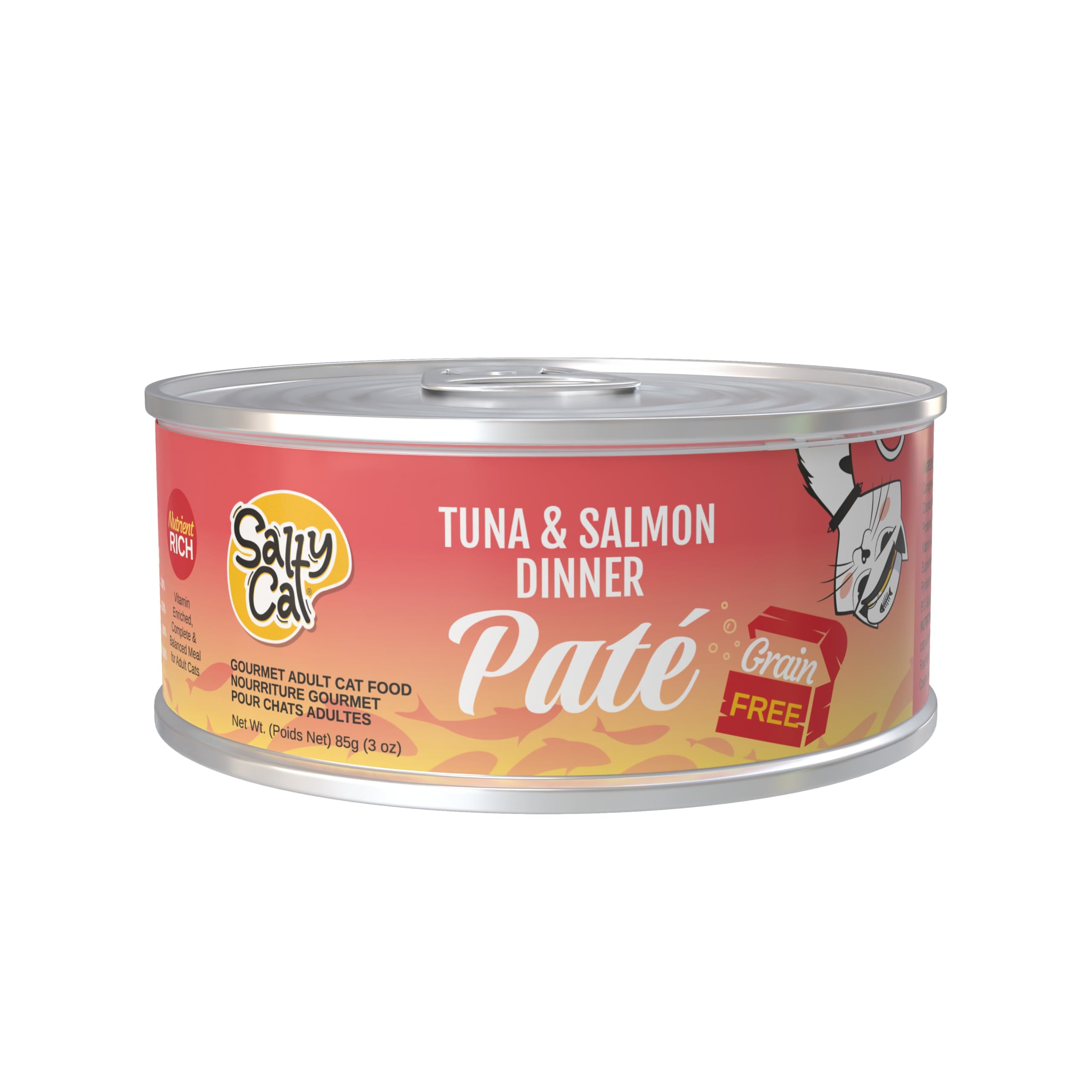 Salty Cat Captain’s Catch vitaminas y minerales para adultos.
