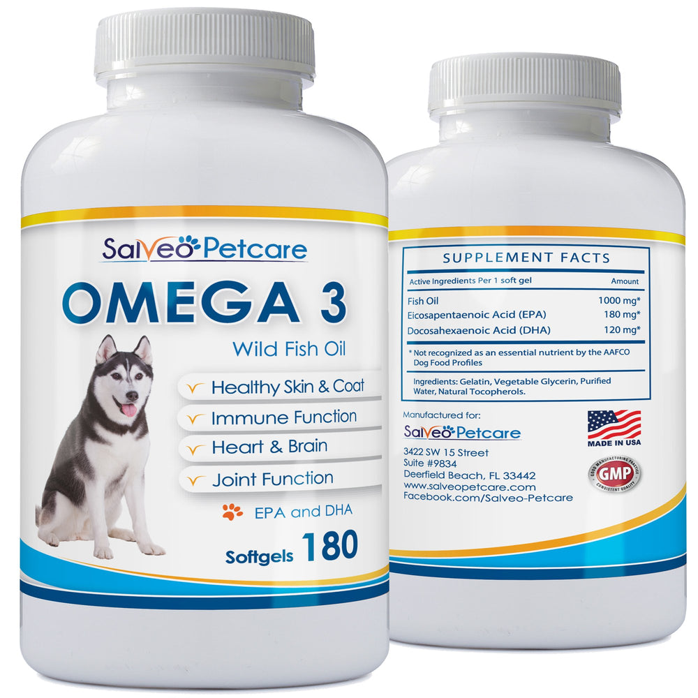 Salveo Petcare Omega 3 para perros: sin olor a pescado al abrir.