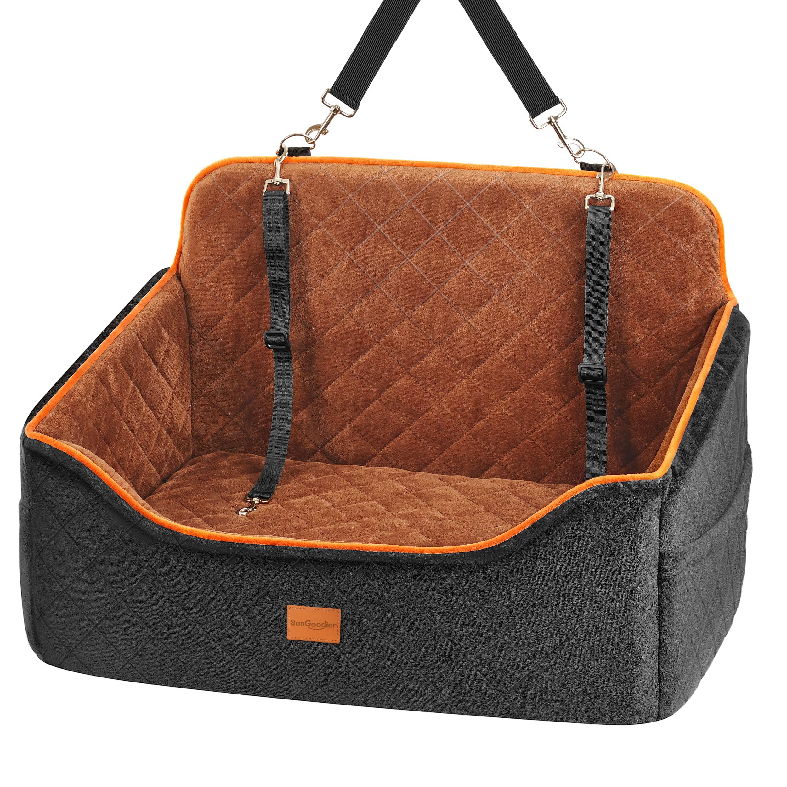 Sangoodier: asiento para perro mediano en coche, seguridad para cada viaje.