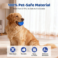 Sankell bola azul con 3 modos de juego para perros.