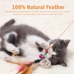 Sanpink juego plumas balance gato promueve ejercicio físico y agilidad