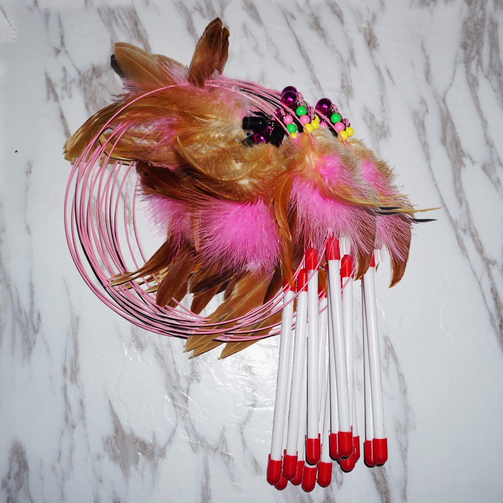Sanpink varita plumas gatitos compañía fortalece vínculo y juego